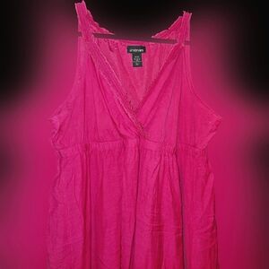 Pink Sundress with Ruffles